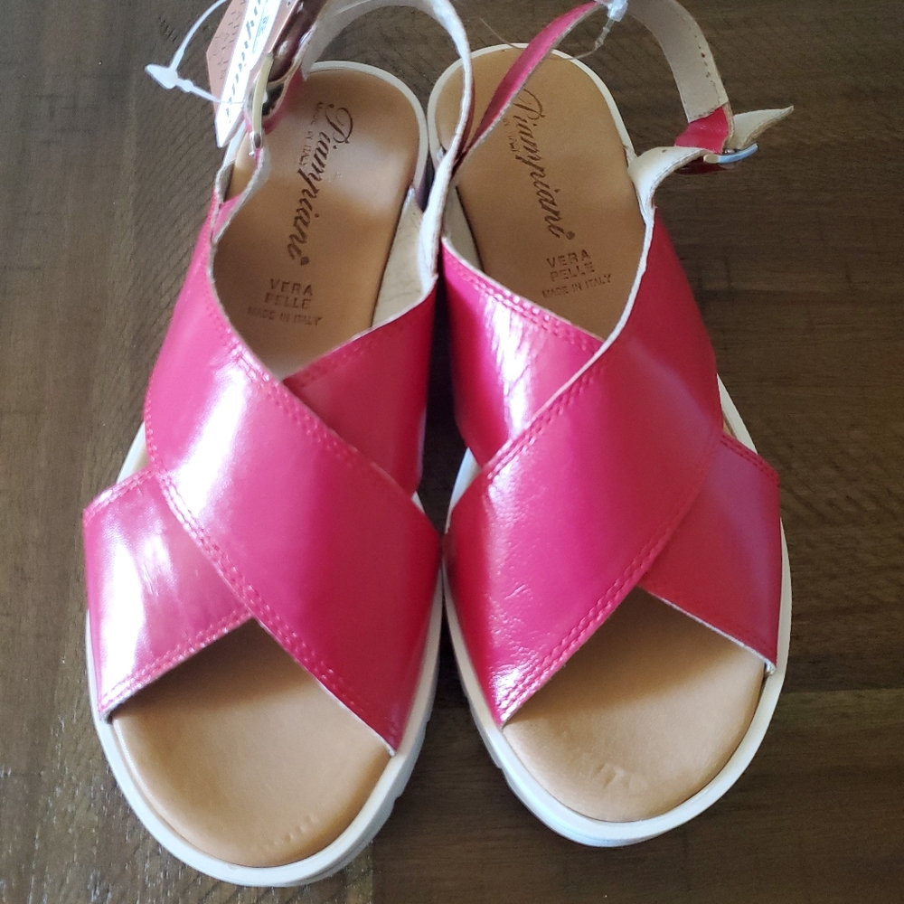 PIAMPIANI Leather Slingback Sandals EU 38 UK 7-8